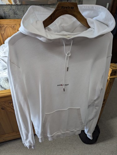 Saint laurent white hoodie - laurent,