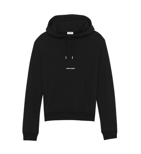 Logo printed black - logo, hoodie