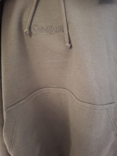 Saint laurent khaki hoodie - hoodie, m