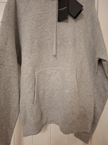 Saint laurent logo hoodie size - laurent,